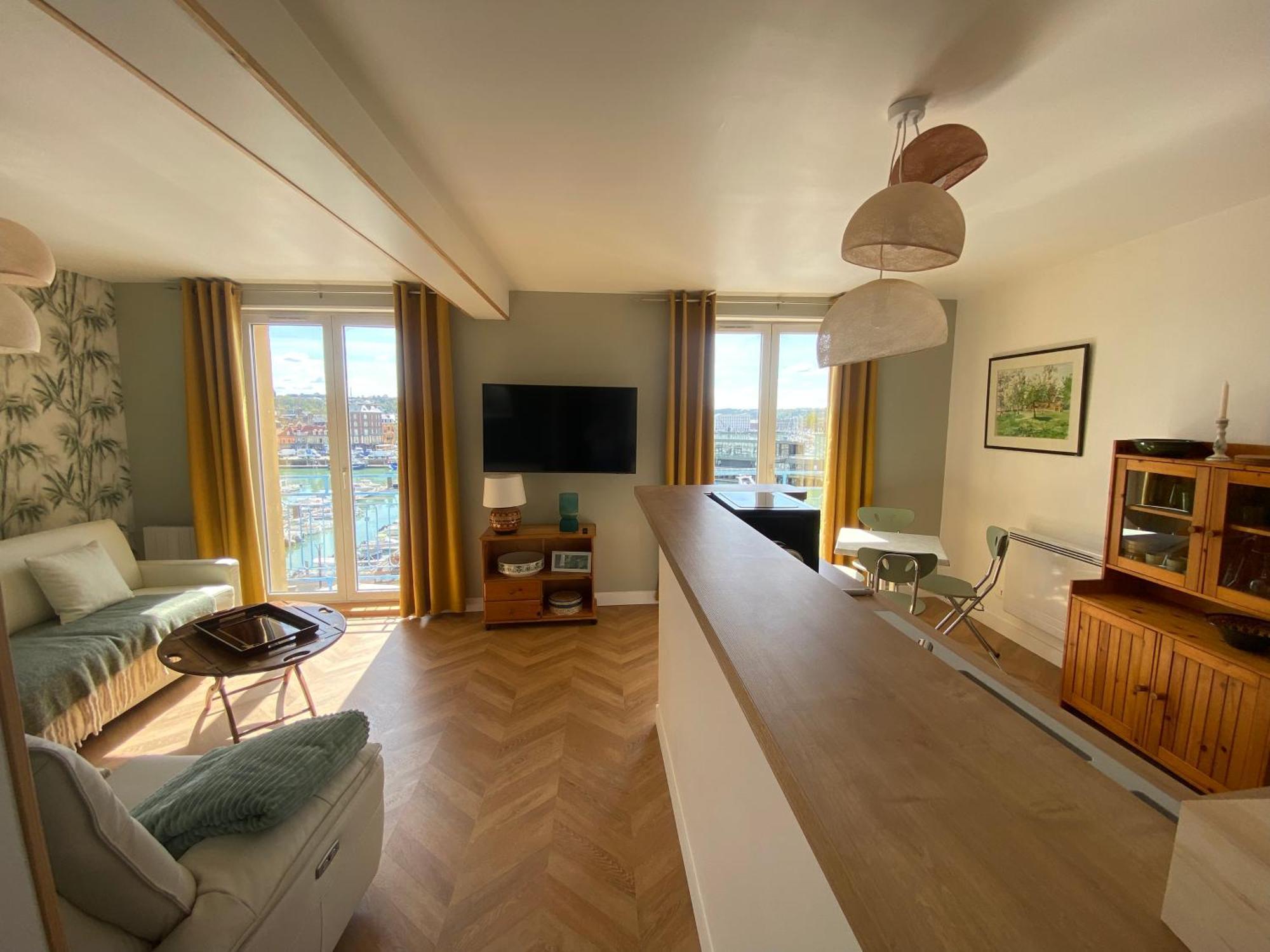 Etablissement 3 Etoiles Avec Ascenseur, 3 Appartements Lumineux Vue Port Avec Balcon, 200M De La Mer, Wifi Fibre, Tous Service Inclus دْييب المظهر الخارجي الصورة